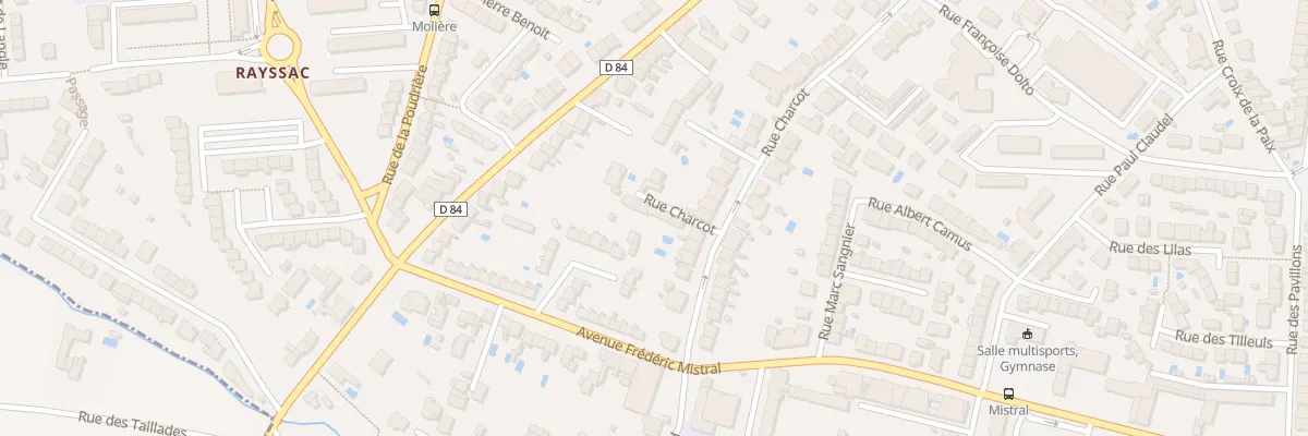 Plan du 108 Rue Charcot à Albi