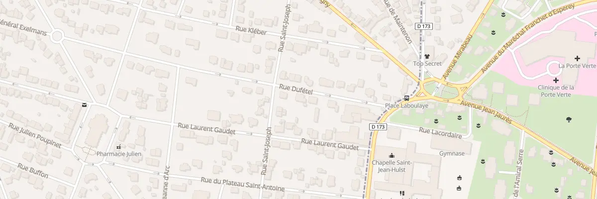 Plan du 7 Rue Dufétel au Chesnay-Rocquencourt