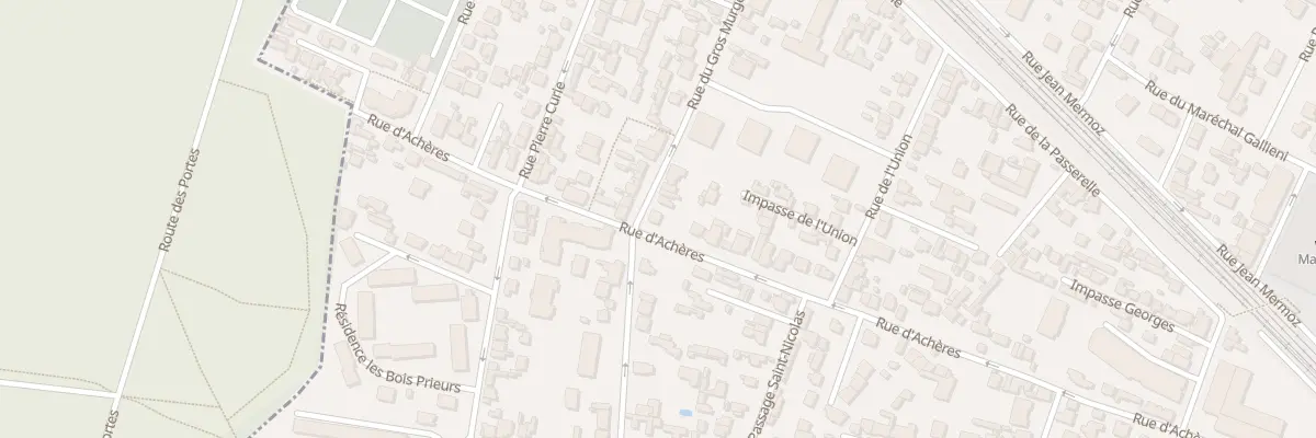 Plan du 116 Rue d’Achères à Maisons-Laffitte