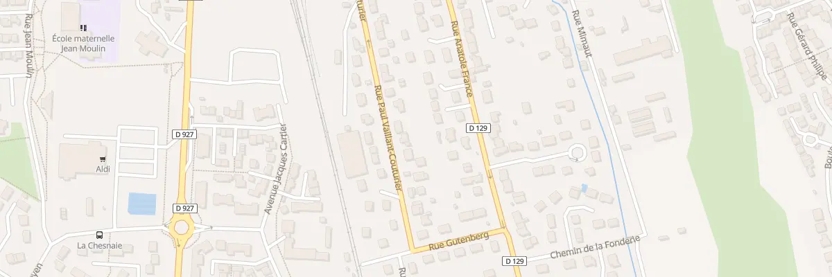 Plan du 71 Rue Paul V Couturier à Méru