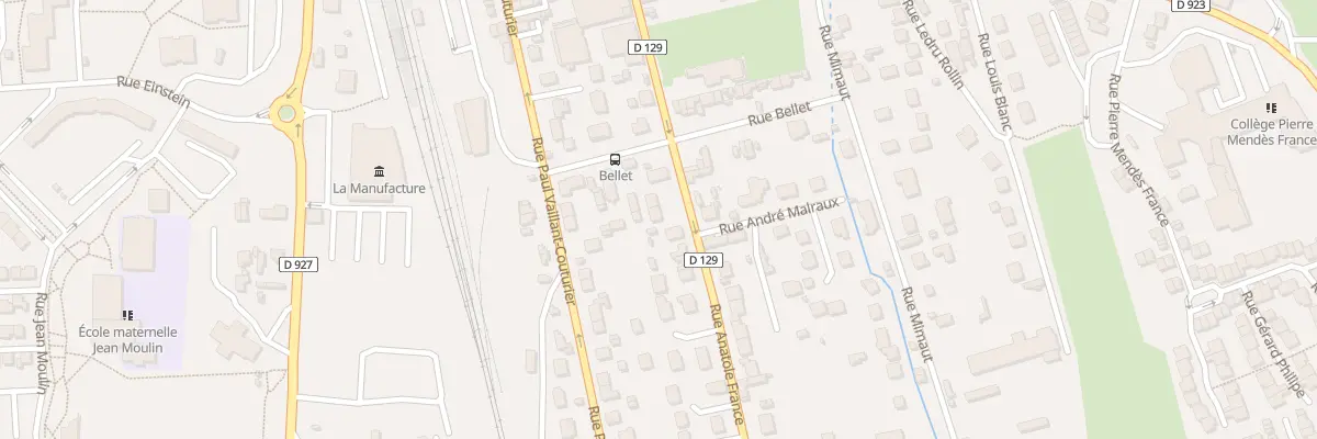 Plan du 106 Rue Anatole France à Méru