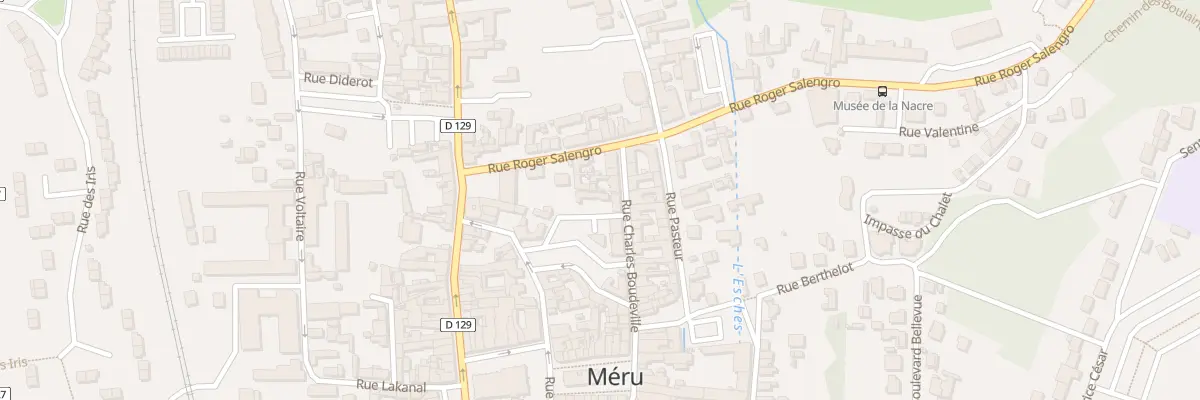 Plan du 17 Rue Charles Boudeville à Méru