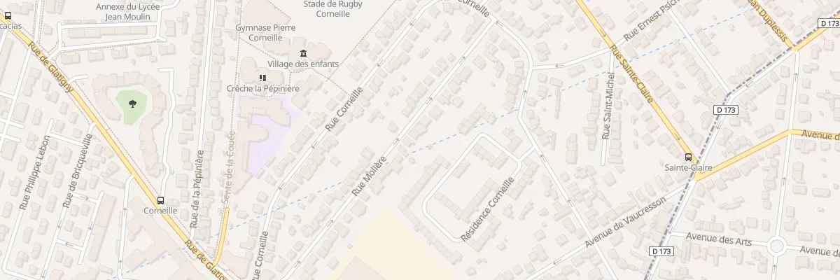 Plan du 38 Rue Molière au Chesnay-Rocquencourt