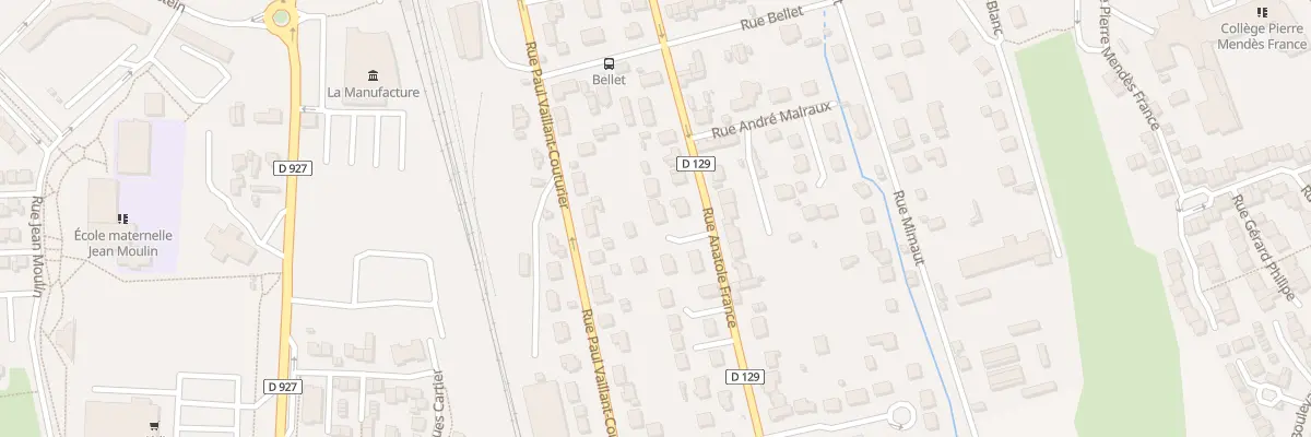 Plan du 118 Rue Anatole France à Méru