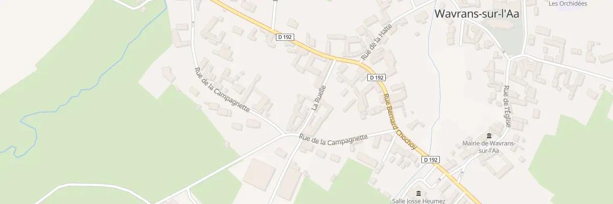 Plan du 4 Vc la Ruelle à Wavrans-sur-l’Aa