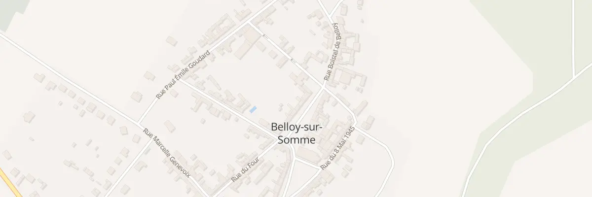 Plan du 11 Pl du maréchal Foch à Belloy-sur-Somme
