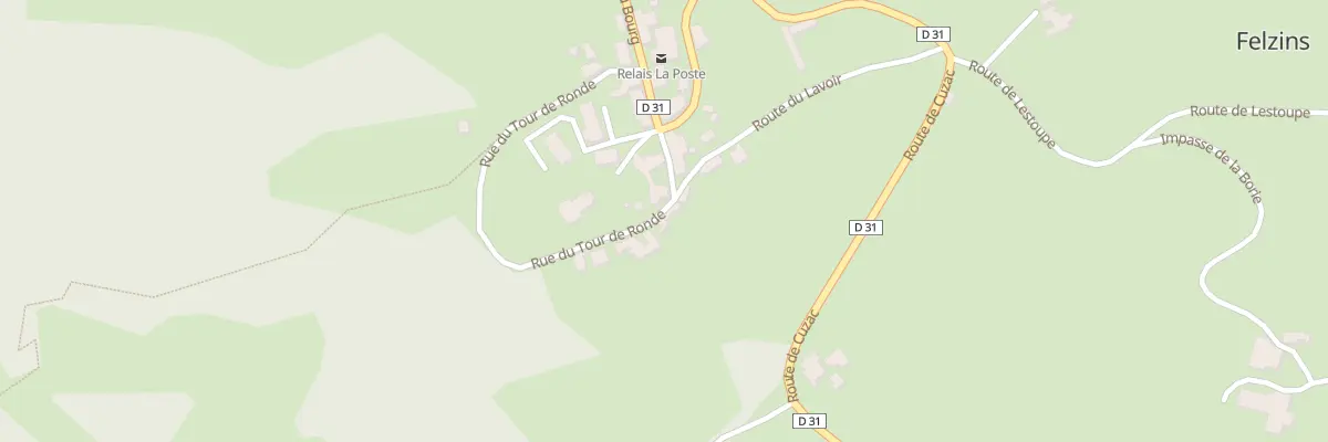 Plan du 5129 Le Bourg à Felzins