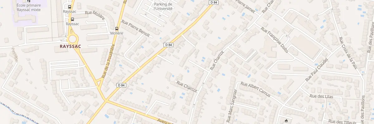 Plan du 82T Rue Charcot à Albi
