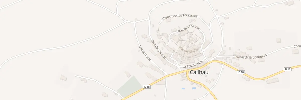 Plan du 6 Le Village à Cailhau