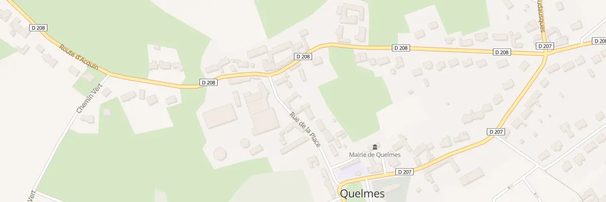 Plan du 61 Rue de la Place à Quelmes