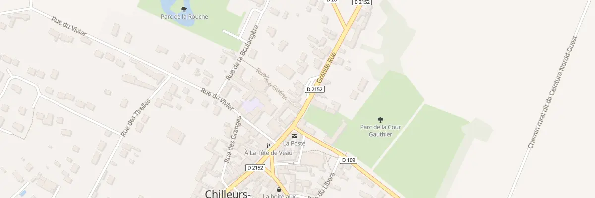 Plan du 13 Grande Rue à Chilleurs-aux-Bois