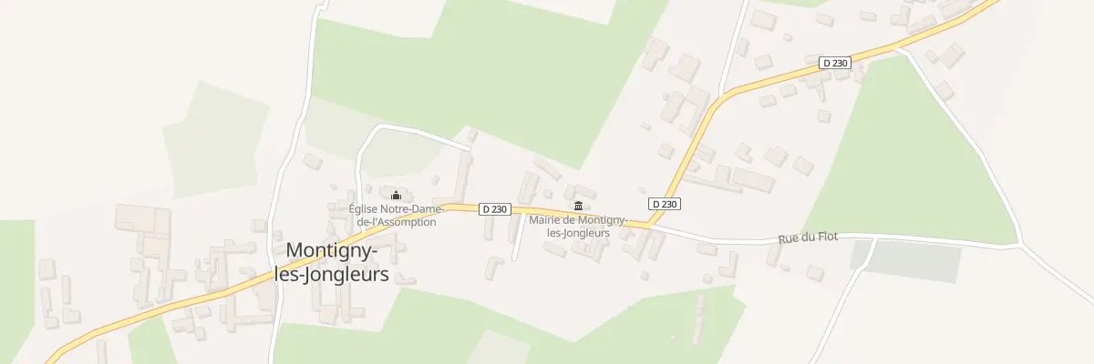 Plan du 23 Rue Principale à Montigny-les-Jongleurs