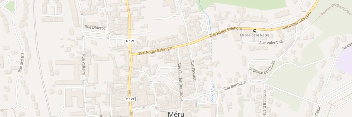 Plan du 27 Rue Charles Boudeville à Méru