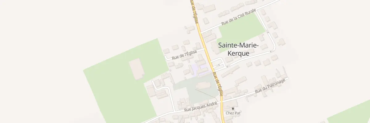 Plan du 808 Rue de l’Eglise à Sainte-Marie-Kerque