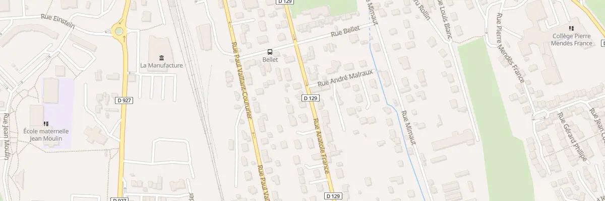 Plan du 112 Rue Anatole France à Méru