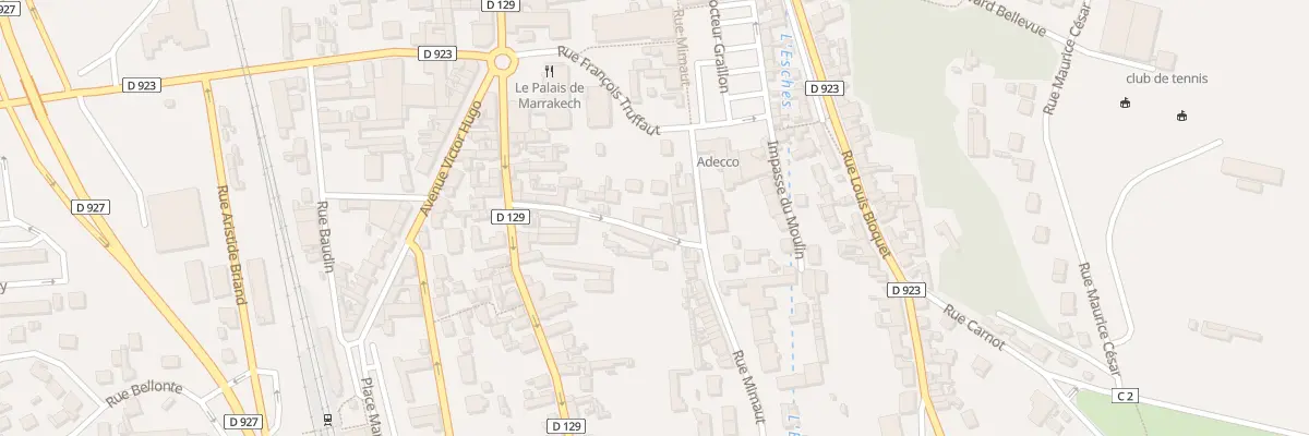 Plan du 2 Rue Jeanne d’Arc à Méru