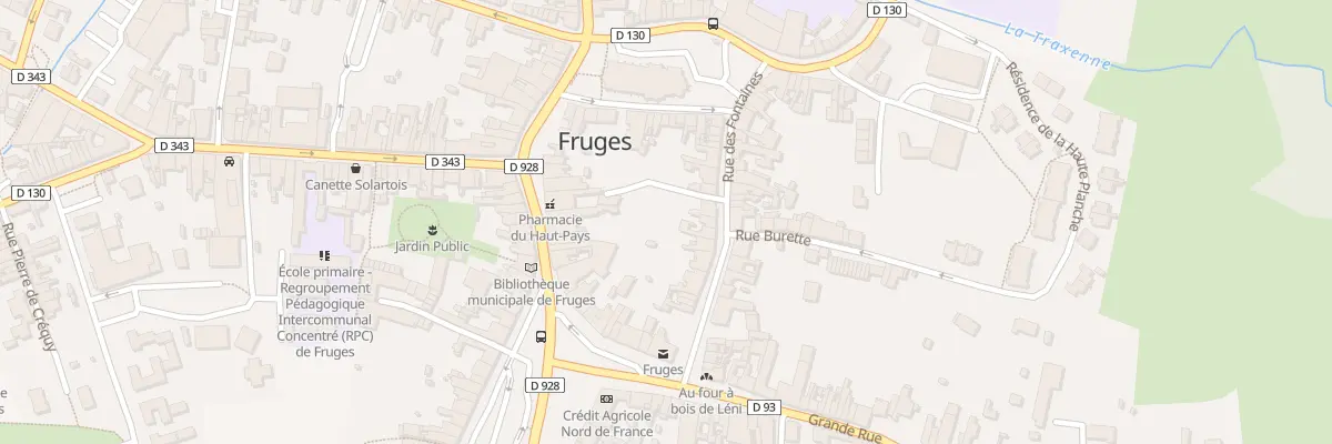 Plan du 27 Rue des Fontaines à Fruges