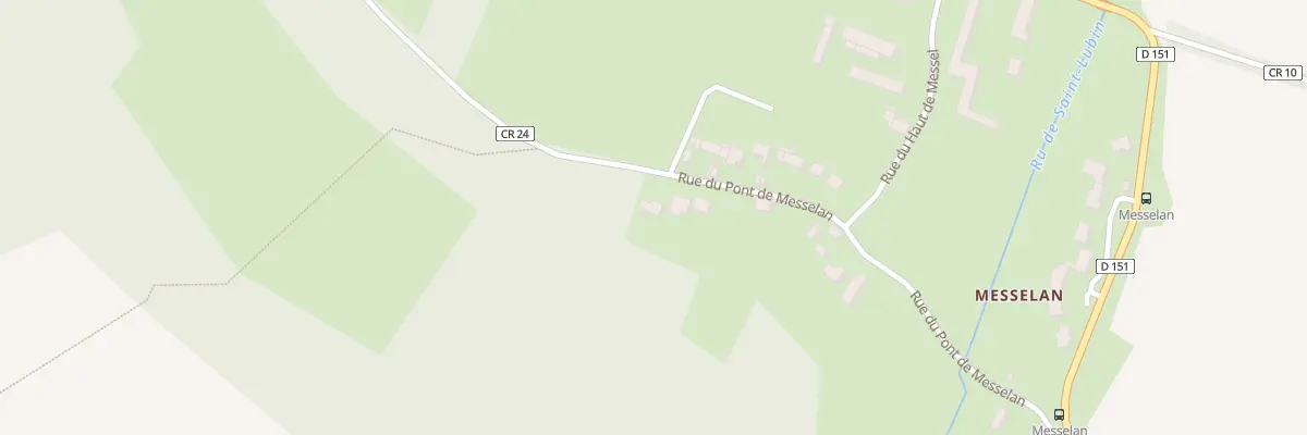 Plan du 15 Rue du Pont de Messelan à Frouville