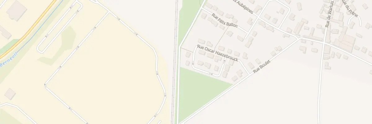 Plan du 20 Rue Oscar Haezebrouck à Allonne