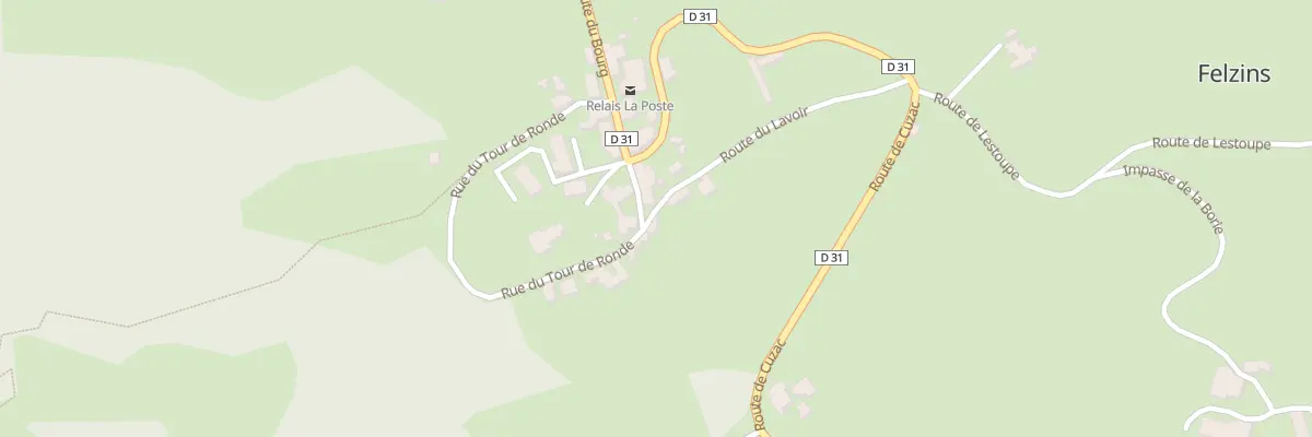 Plan du 5127 Le Bourg à Felzins