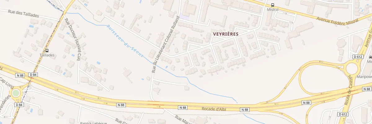 Plan du 4 Rue du Chanoine de Lacger à Albi
