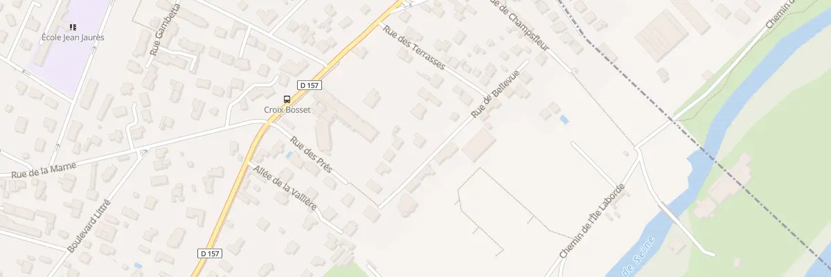 Plan du 3 Rue de Bellevue au Mesnil-le-Roi