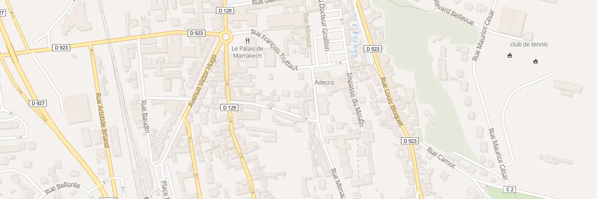 Plan du 2B Rue Jeanne d’Arc à Méru