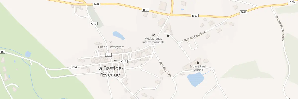 Plan du 5003 La Bastide l’Eveque au Bas Ségala