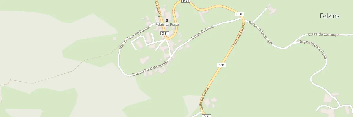 Plan du 5128 Le Bourg à Felzins