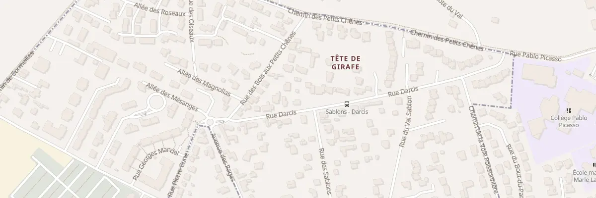 Plan du 15 Rue Darcis à Chatou