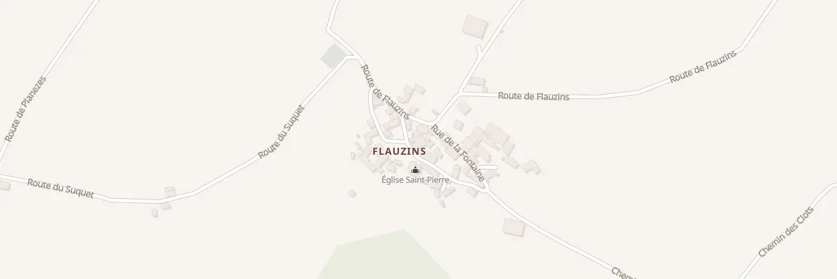 Plan du 79 Flauzins à Lescure-Jaoul