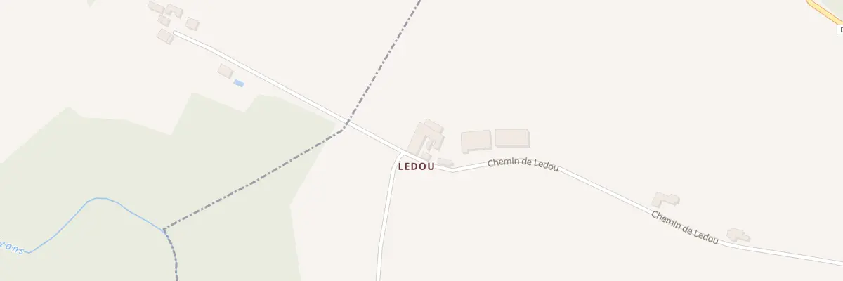 Plan du 620 Che de Ledou à Almayrac