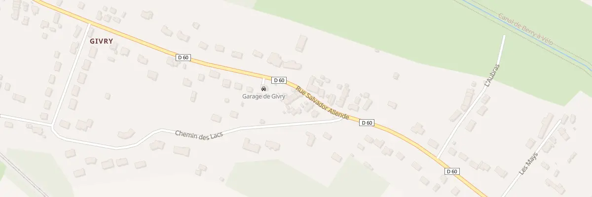 Plan du 574 Le Reomalard à Foëcy