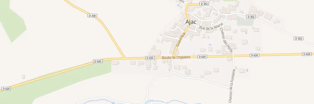 Plan du 28 Rte de Chalabre à Ajac
