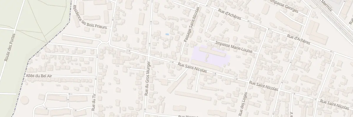 Plan du 74 Rue Saint Nicolas à Maisons-Laffitte