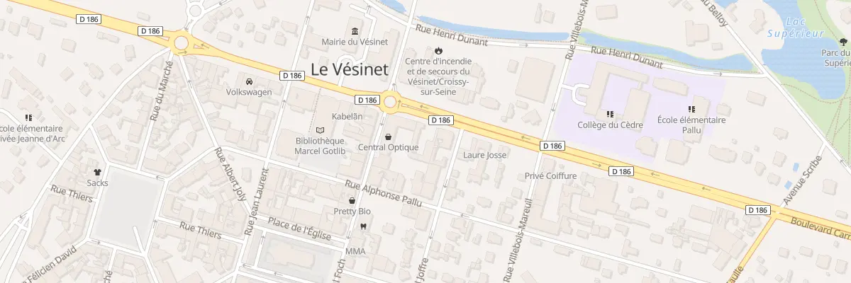 Plan du 47 Bd Carnot au Vésinet
