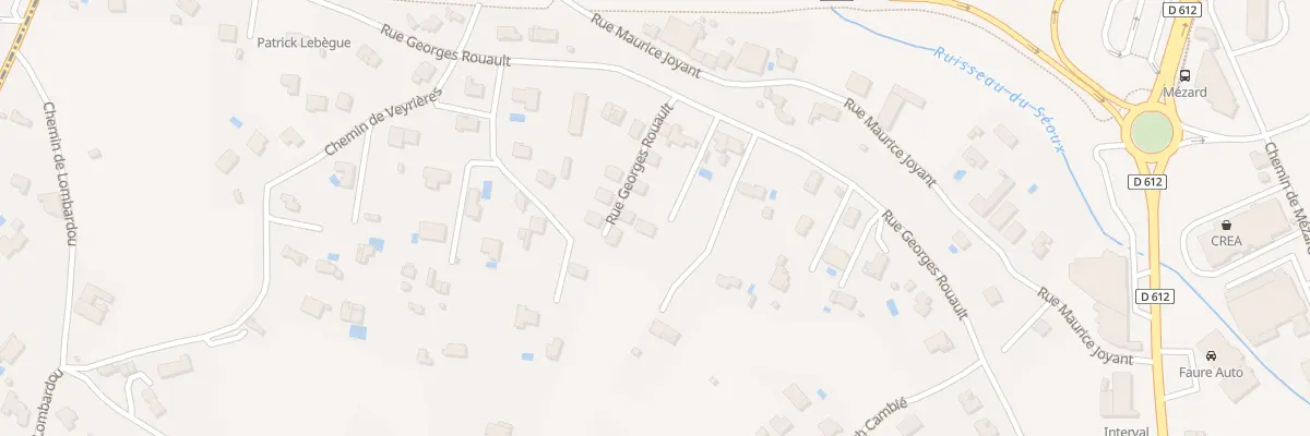 Plan du 58 Rue Georges Rouault à Albi