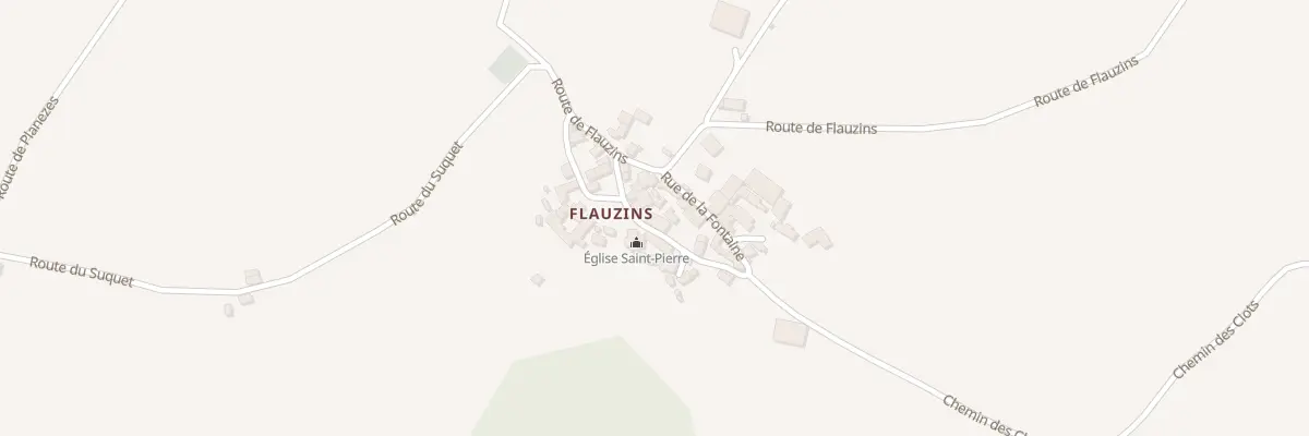 Plan du 5199 Flauzins à Lescure-Jaoul