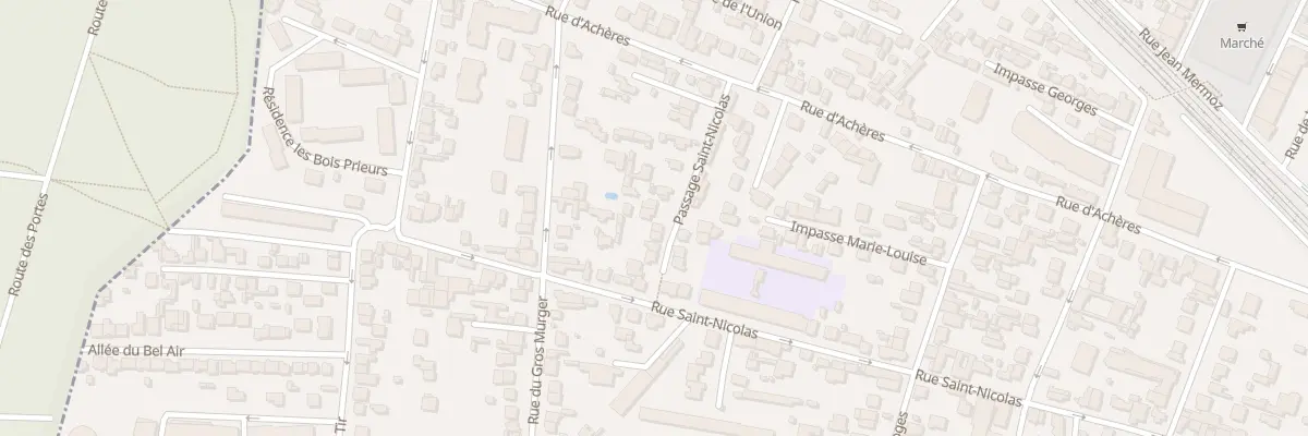 Plan du 24 Pas St Nicolas à Maisons-Laffitte