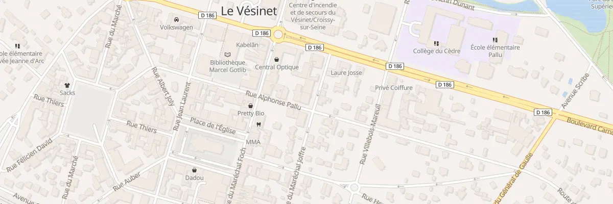 Plan du 31 Rue du Maréchal Joffre au Vésinet