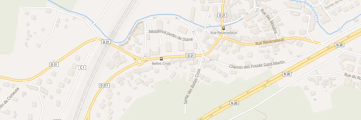 Plan du 11 Rue des Belles Croix à Étampes