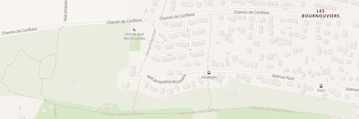 Plan du 24 Rue Frederic Chopin à Herblay-sur-Seine