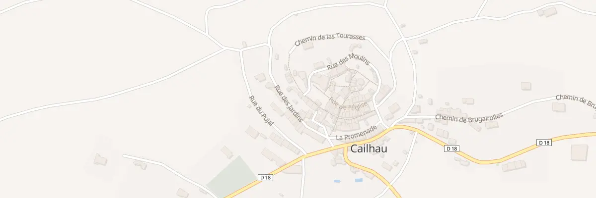 Plan du 6 Rue des Jardins à Cailhau