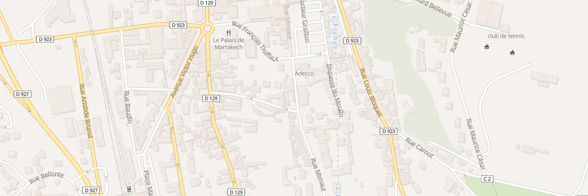 Plan du 20B Rue Mimaut à Méru