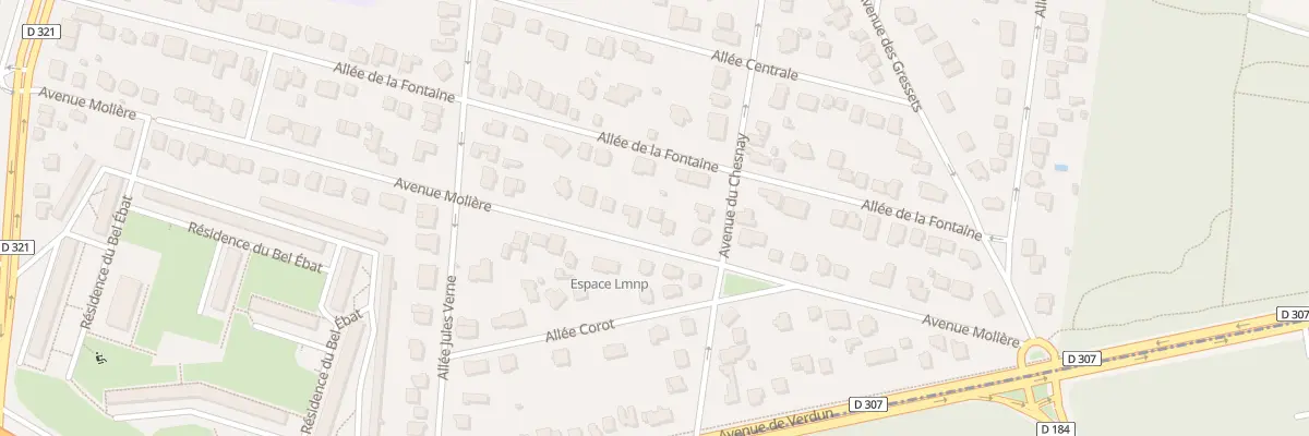 Plan du 30 Av Molière à La Celle-Saint-Cloud