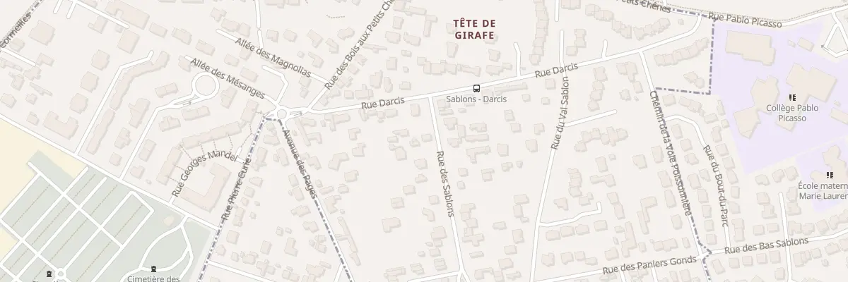 Plan du 121 Rue des Sablons à Chatou