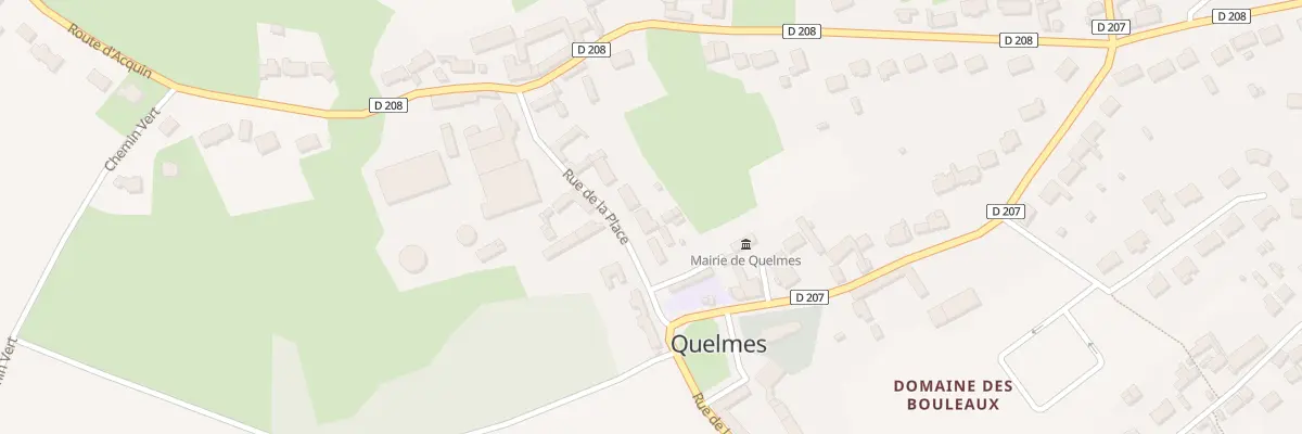 Plan du 119 Rue de la Place à Quelmes