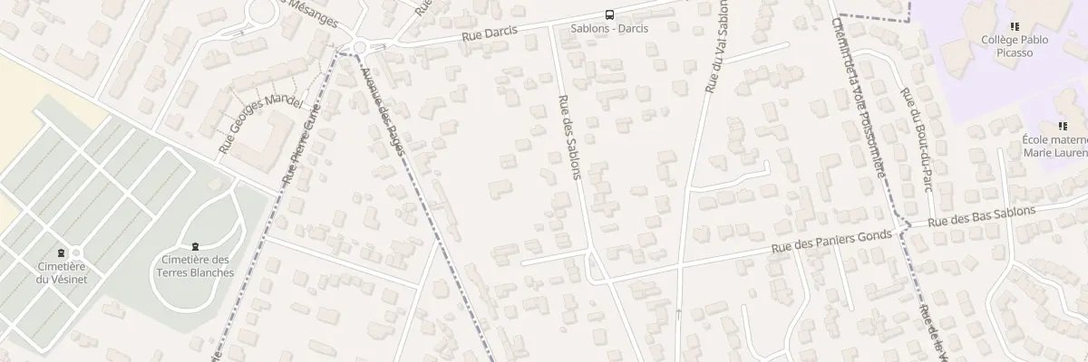 Plan du 101B Rue des Sablons à Chatou
