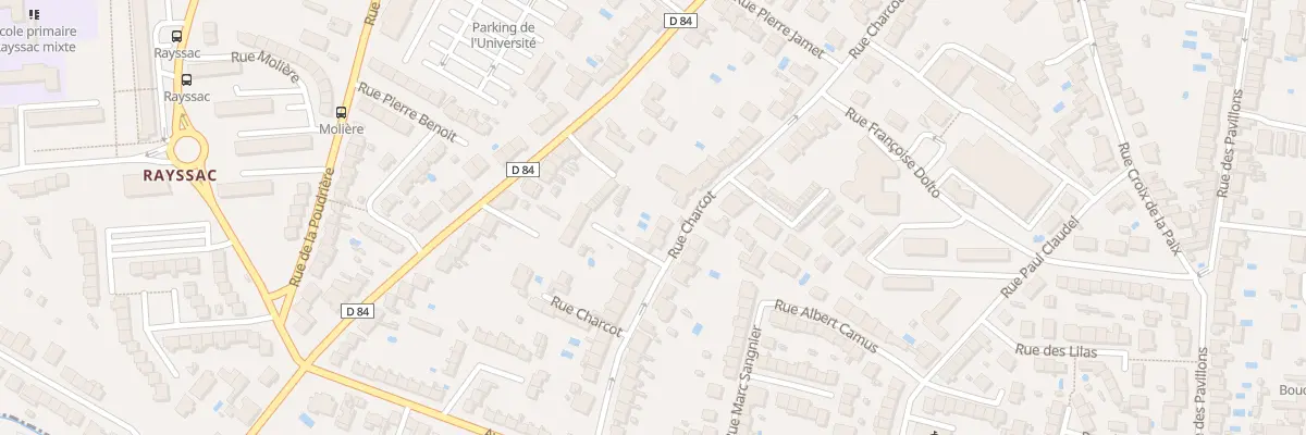 Plan du 78 Rue Charcot à Albi