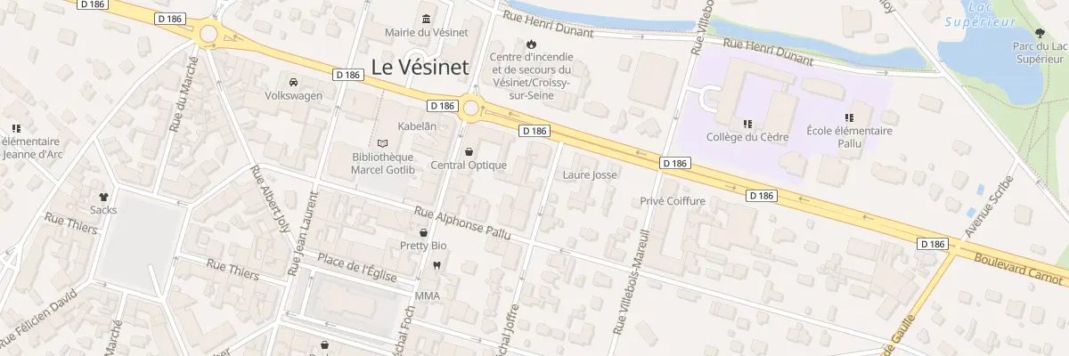 Plan du 33B Rue du Maréchal Joffre au Vésinet